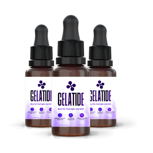 Gelatide 3 Bottles package
